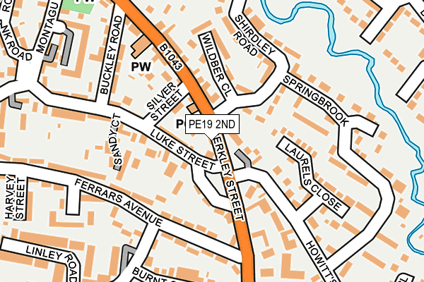 PE19 2ND map - OS OpenMap – Local (Ordnance Survey)