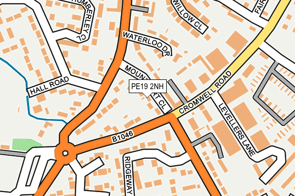 PE19 2NH map - OS OpenMap – Local (Ordnance Survey)