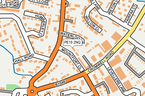 PE19 2NQ map - OS OpenMap – Local (Ordnance Survey)