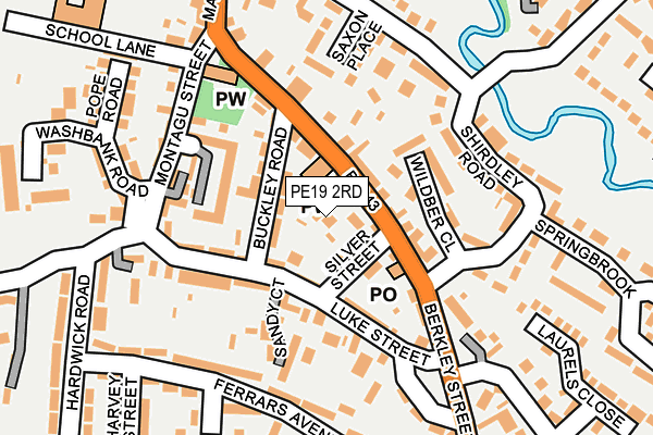 PE19 2RD map - OS OpenMap – Local (Ordnance Survey)