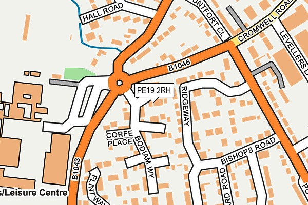 PE19 2RH map - OS OpenMap – Local (Ordnance Survey)