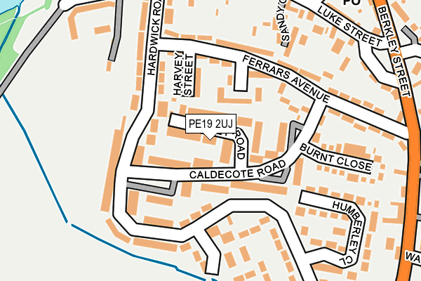 PE19 2UJ map - OS OpenMap – Local (Ordnance Survey)