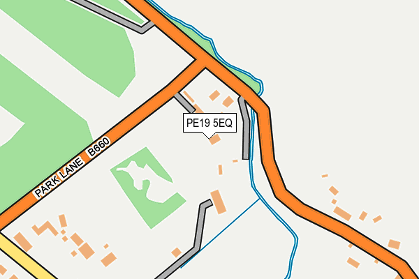 PE19 5EQ map - OS OpenMap – Local (Ordnance Survey)