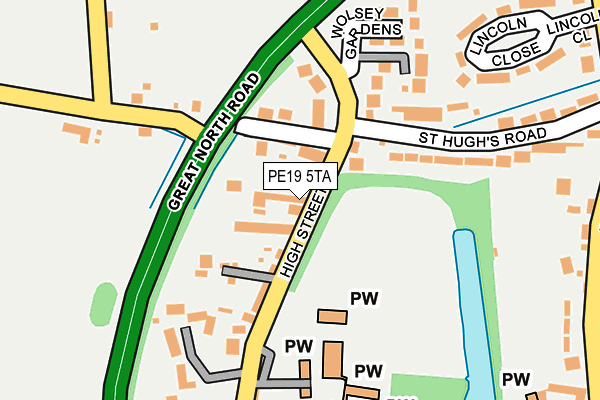 Map of EJM WINE LTD at local scale