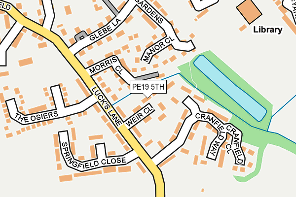 PE19 5TH map - OS OpenMap – Local (Ordnance Survey)