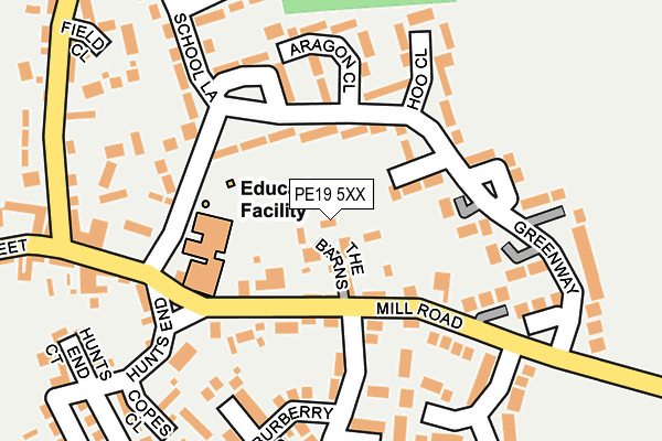 Map of CHAPEL MEWS (ST. NEOTS) MANAGEMENT COMPANY LIMITED at local scale