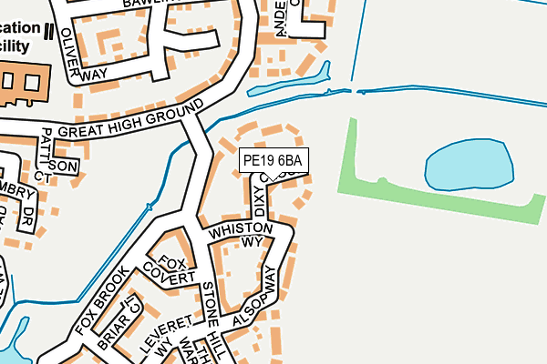 PE19 6BA map - OS OpenMap – Local (Ordnance Survey)