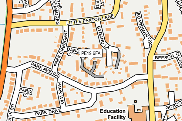 PE19 6FA map - OS OpenMap – Local (Ordnance Survey)