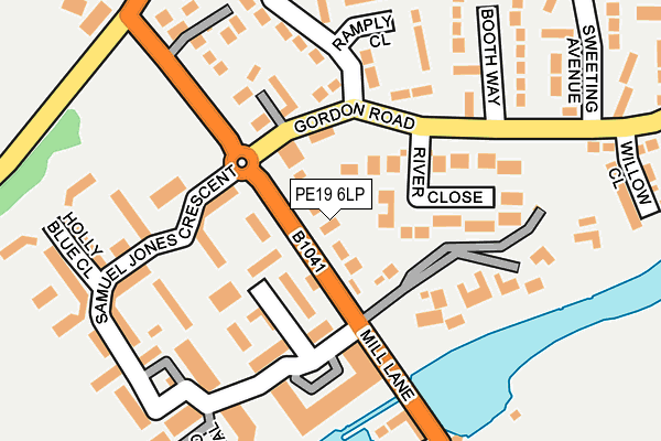 PE19 6LP map - OS OpenMap – Local (Ordnance Survey)