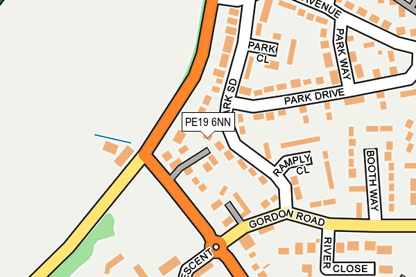 PE19 6NN map - OS OpenMap – Local (Ordnance Survey)