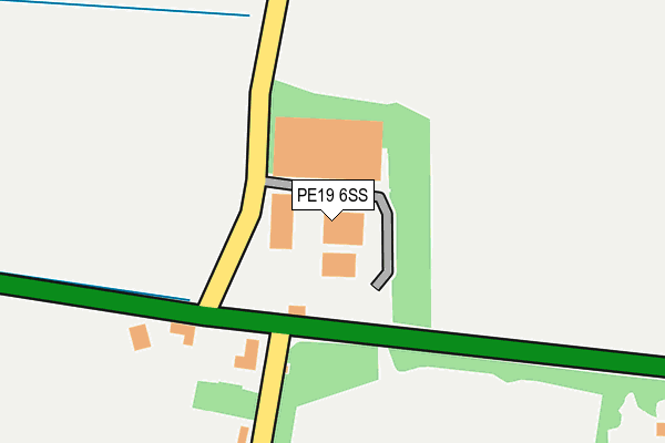 PE19 6SS map - OS OpenMap – Local (Ordnance Survey)