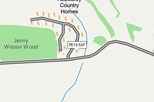 PE19 6XF map - OS OpenMap – Local (Ordnance Survey)