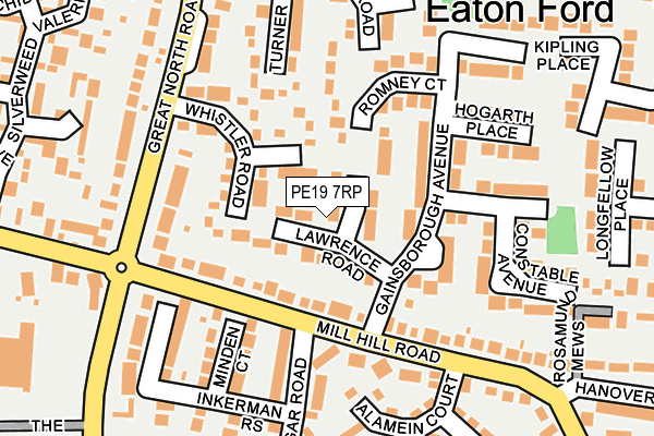 Map of E.W. JOHNSON LIMITED at local scale