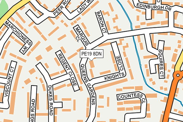 PE19 8DN map - OS OpenMap – Local (Ordnance Survey)