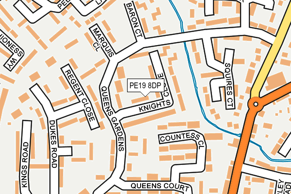 PE19 8DP map - OS OpenMap – Local (Ordnance Survey)