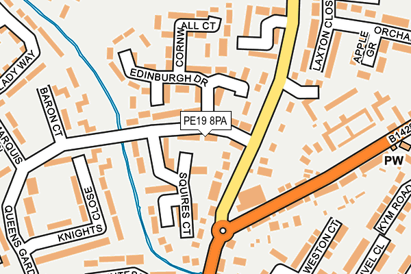 PE19 8PA map - OS OpenMap – Local (Ordnance Survey)