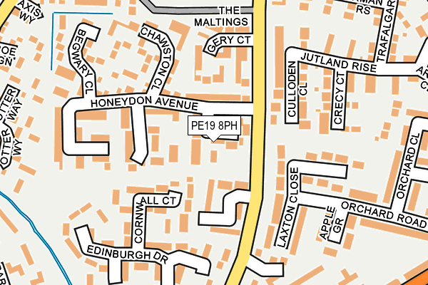 PE19 8PH map - OS OpenMap – Local (Ordnance Survey)