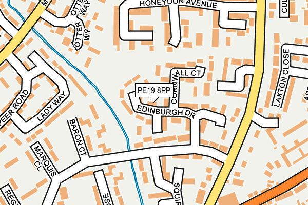 PE19 8PP map - OS OpenMap – Local (Ordnance Survey)