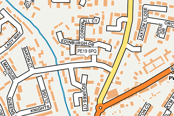 PE19 8PQ map - OS OpenMap – Local (Ordnance Survey)
