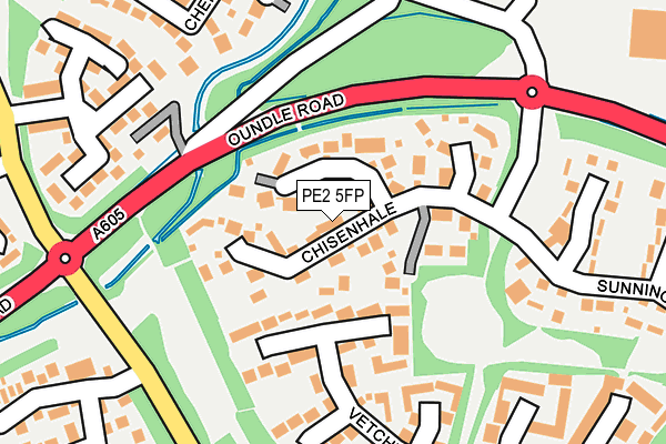 PE2 5FP map - OS OpenMap – Local (Ordnance Survey)