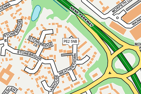 PE2 5NB map - OS OpenMap – Local (Ordnance Survey)