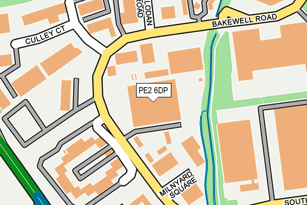 PE2 6DP map - OS OpenMap – Local (Ordnance Survey)