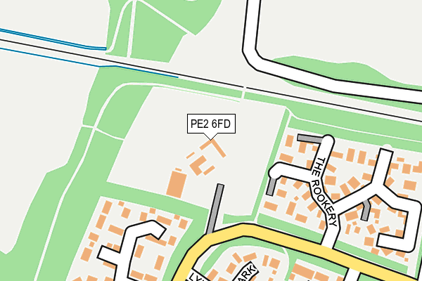 PE2 6FD map - OS OpenMap – Local (Ordnance Survey)