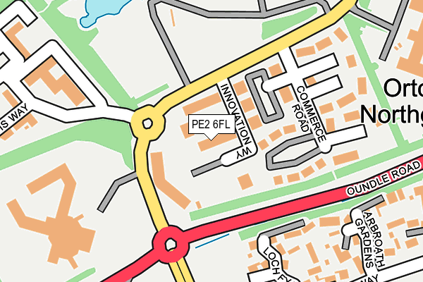 Map of GOLDLIDGE LTD at local scale