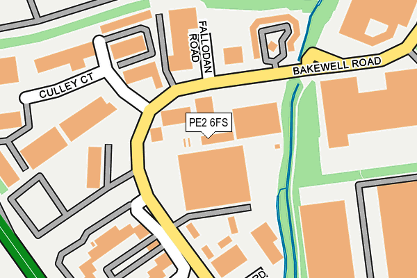 PE2 6FS map - OS OpenMap – Local (Ordnance Survey)