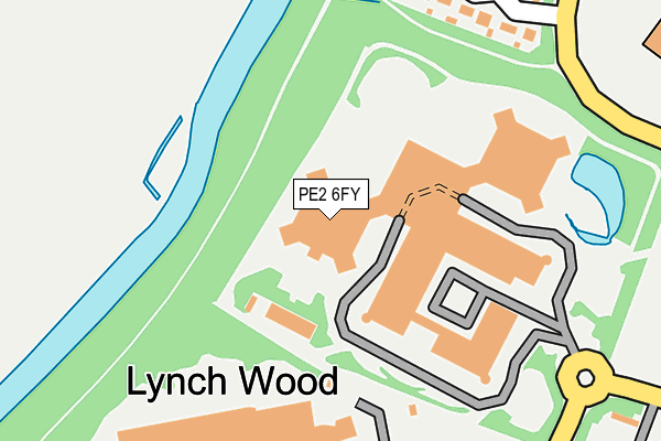 PE2 6FY map - OS OpenMap – Local (Ordnance Survey)