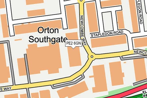 PE2 6GN map - OS OpenMap – Local (Ordnance Survey)