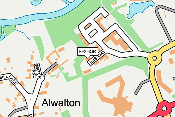 PE2 6QR map - OS OpenMap – Local (Ordnance Survey)