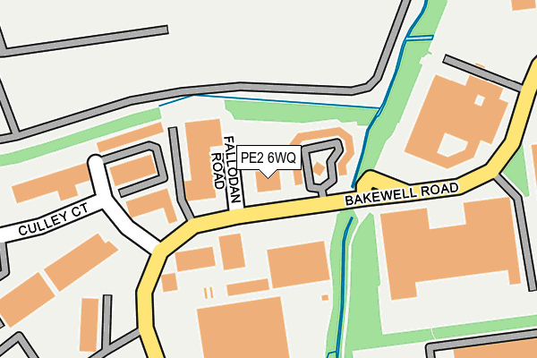 PE2 6WQ map - OS OpenMap – Local (Ordnance Survey)