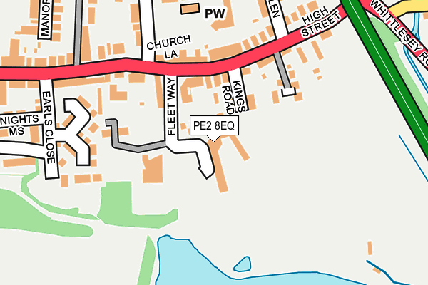 PE2 8EQ map - OS OpenMap – Local (Ordnance Survey)