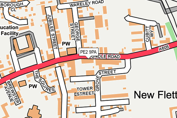 Map of CREATIVE PROPERTY RENOVATIONS LTD at local scale