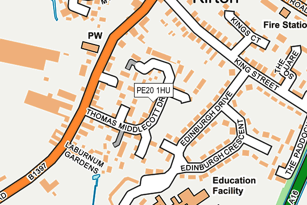 Map of ANDREWW LTD at local scale