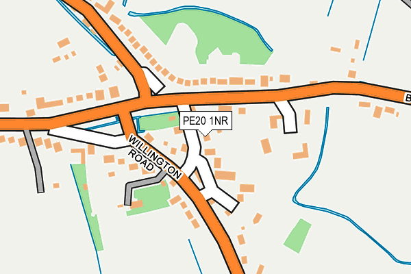 PE20 1NR map - OS OpenMap – Local (Ordnance Survey)