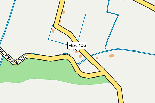 PE20 1QG map - OS OpenMap – Local (Ordnance Survey)