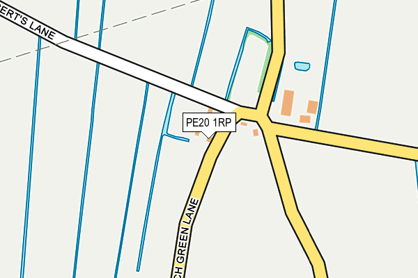 PE20 1RP map - OS OpenMap – Local (Ordnance Survey)