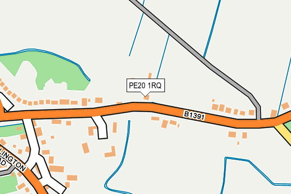PE20 1RQ map - OS OpenMap – Local (Ordnance Survey)