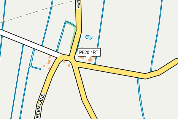 PE20 1RT map - OS OpenMap – Local (Ordnance Survey)