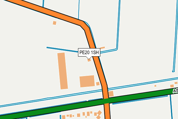 PE20 1SH map - OS OpenMap – Local (Ordnance Survey)