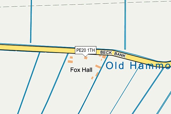 PE20 1TH map - OS OpenMap – Local (Ordnance Survey)