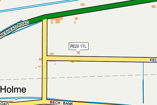 PE20 1TL map - OS OpenMap – Local (Ordnance Survey)