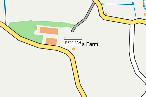 PE20 2AH map - OS OpenMap – Local (Ordnance Survey)
