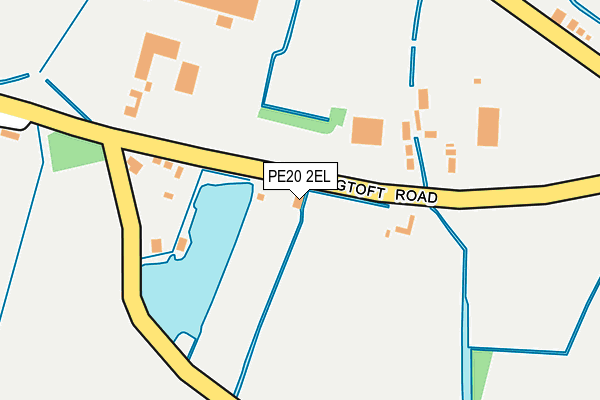 PE20 2EL map - OS OpenMap – Local (Ordnance Survey)