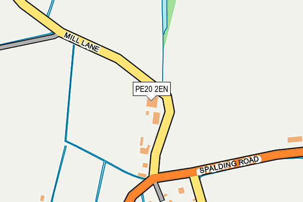 PE20 2EN map - OS OpenMap – Local (Ordnance Survey)