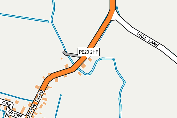 PE20 2HF map - OS OpenMap – Local (Ordnance Survey)