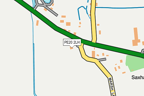 PE20 2LH map - OS OpenMap – Local (Ordnance Survey)