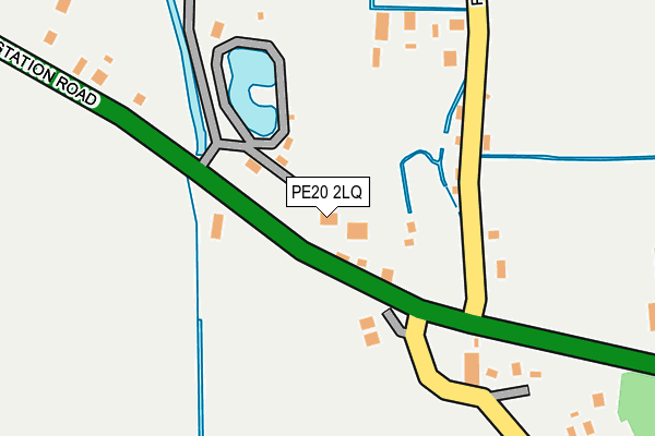 PE20 2LQ map - OS OpenMap – Local (Ordnance Survey)